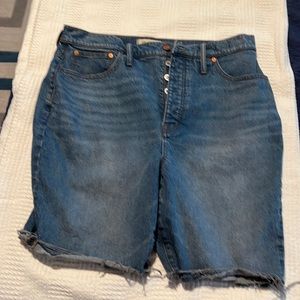 Madewell denim shorts